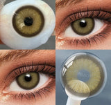 Color Contact Lenses for Eyes 1pair Yearly Natural Eye Color Makeup Lens Brown Cosmetic Soft Eye Lenses Beauty Pupils