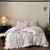 Winter Fleece Bedding Set Warm Bed Linens Sheet Pillowcase Duvet Cover Set Underwear