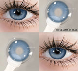 1 Pair Colored Myopia Contact Lenses for Eyes Fashion Lenses with Diopter Prescription Black Eye Lens Beauty Grey Pupil