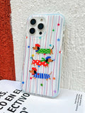 Colorful Puppy Dog Phone Case For Iphone 16ProMax 13 14 15 16 Pro Max 14ProMax 15ProMax Cover Soft Fundas