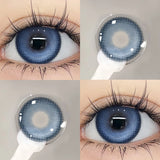 Diopter y2k Lenses Color Contact Lenses for Eyes with Degree Korean Fashion Lenses Blue Eye Lens Brown Natural  Eyepieces
