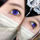 1pair Color Contact Lenses Halloween Joker Circle Lens Rail 14.5mm