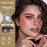 1 Pair Blue Color Contact Lenses for Eyes Natural Gray Contact Lenses Beautiful Pupils for Eyes Women Cosmetic Yearly