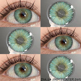 1Pair Gray Colorcon Contact Lenses for Eyes Beautiful Lenses Cosmetic Brown Pupils Blue Lens Green Eyes Contacts Yearly