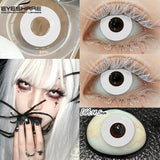 New Vampire Red Lens for Eyes Halloween Colored Contact Lenses Demon Cosplay Wihite Softlens Anime Party Makeup Lenses