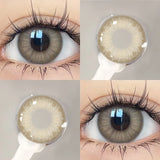 1Pair Green Lenses Color Contact Lenses for Eyes Blue Gray Pupils Cosmetic Diopters Degrees-0.00 to-8.00 Fast Shipping