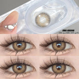 Myopia Color Contact Lens Degree 2Pcs Prescription Lenses for Eyes Natural Cosmetic Diopters Yearly Contact Lens