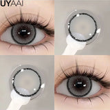 NEW Color Contact Eye Color Lenses Makeup Natural Black Lens Cosmetics Pink Eyes Lenses Woman Makeup Blue Beauty Contacts