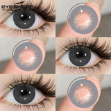 1pair Colored Contact Lenses for Big Eyes Blue Beauty Pupils Gray Eye Lenses Brown Eye Contacts fashion Green Lenses