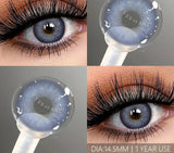 2Pcs Color Contact Lenses Colored Pupils for Eyes Blue Eye Lenses Beauty Gray Lens Green Contacts Yaerly Brown Lenses