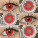 Halloween cosplay color contact lenses for eyes black/red/white Anime Accessories colorful fashion lenses