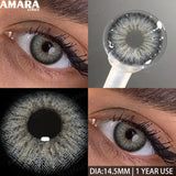 1 Pair Colored Contact Lenses Yearly Use Natural Look Brown Eye Lenses Gray Contact Blue Lenses Green Eye Lenses