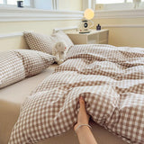100% Cotton Comforter Cover Stripe Style Duvets Cover Skin-friendly Quilts Cover Home Bedding housse de couette (No Pillowcase)