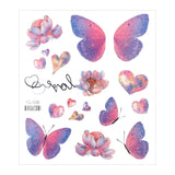 3D Fairy Butterfly Wings Shiny Tattoo Sticker Waterproof Eyes Face Body Art Fake Tattoos For Women Makeup Dance Music Festival