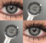 1 pair Fashion Makeup Beauty Contacts Lenses Soft Yearly Blue Green Contacts Eyes Color Lenses Colored Soft Lens Pupils