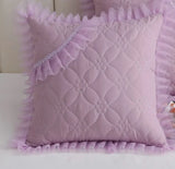 1 Pcs Korean Style Cotton Lace Cushion Cover Pillowslip Pillowcase Square Cushion Pillow Core Covers Thick Pillowcases
