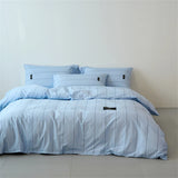 New Simple Wind 100% Cotton Stripe Single Product Quilt Cover High-quality Skin-friendly Duvet Cover Without Pillowcase