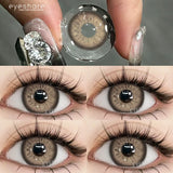 Natural Color Lens Eyes 2pcs Color Contact Lenses For Eye Blue Beauty Contact Lenses Eye Yearly Cosmetic Color Lens