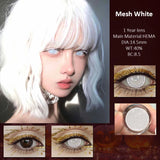 2pcs Cosplay Colored Contact Lenses for Eye Crazy White Contact Lenses Halloween Beauty Makeup Lens Anime Black Lens