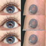 2pcs/Pair Highland Brown Colored Contact Lenses 14.5mm Eye Color Lenses Large Diameter Student of the Year Natural