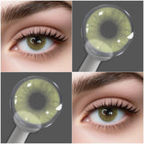 Polar Light Colored Contact Lenses 2 Pcs Yearly Disposable Soft Small Pupil Prescription Myopia Color Contacts