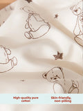 Adorable Pure Cotton Four-Piece Bedding Set Sweetheart Bear Tee-Piece Dormi Bedding Set Comfortable Warm Korean Sle