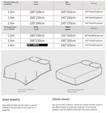 1Set 200S Luxury 100% Cotton Hotel Style Bedding Set Pure Cotton Duvet Cover Fitted sheets Style  Pillowcase