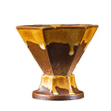 Nordic Hexagonal Ceramic Coffee Cup Creative Luxury Cup with Base Coffee Cup Table Decoration Tea Table Accessories Drinkware