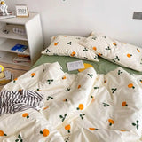 Ins Nordic Butterfly Bedding Set Flat Bed Sheet Duvet Cover Twin Full Queen Nordic Bed Linen Boy Girl Bedding Sets