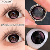 2pcs Big Purple Contact Lenses for Eyes Fast Shipping Big Blue Lens Enlarging Pupil Beauty Eye Color Lens for Party