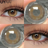 Contact Lenses Beauty Colored Pupils Green Eye Lenses Natural Look Eye Contacts Gray Fashion Soft Lenses Beauty Color Lens