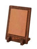 Rustic Wooden Tabletop Display Stand, Multi-Purpose Holder for Playing Cards, Kids Artworks, Dessert Menus & Street Vendor Stall