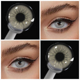 Colored Contact Lenses 2Pcs Natural Blue Half Yearly Cosmetic Small Pupil Color Contacts Beauty Eyes Lenses Wholesale