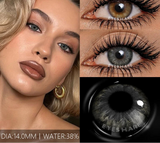 1Pair Colored Contact Lenses for Eyes Blue Lenses Gray Pupils Green Eye Natural Lenses Fashion Beauty Contacts Yearly