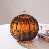 Simulated Cactus Green Glass Vase Hydroponic Flower Pots Decorative Flowers Arrangement Desk Decoration Shape Vases