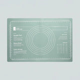 Silicone Measuring Kneading Pad Flour Pad Household Rolling Board Thick Non-slip - Very Suitable for Making Cakes and Bread