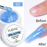 7.5ML Green Crystal Cat Magnetic Gel Nail Polish Shiny Green Glitter Cat Eye Gel For Manicure Soak Off UV Nail Art Varnish