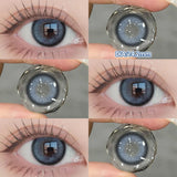 2pcs/pair Beauty Purple Contact Lenses for Eyes Myopia Colored Contact Lenses Natural Blue Lens Fashion Cosplay Pupils