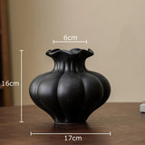 Flower Ceramic Vase Desk Decoration Floral Arrangement Artificial Flowers Decorative Vases Room Aesthetic Decor