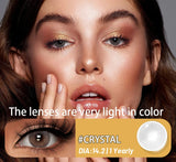 New Natural Color Contact Lenses 2pcs Colorful Makeup Eyes Contact Lens Blue Beauty Pupils Yearly Cosmetic Gray Lenses