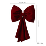 Oversized Red Plushie Bows Decoration For Weddings And Parties Backdrop Christmas Tree Wall Decoration Ormanent Ribbon