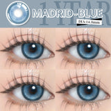 Helloween Hot Selling 2pcs Colored Contact Lenses Green Eye Lens Yearly Cosplay Blue Makeup cosplay Anime Accessories