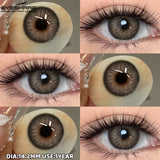 1 Pair Colored Contact Lenses for Eyes Natural Brown Contact Lenses Fashion Lenses Brown Eye Lens Softlenses