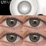 NEW Contact Lens Beauty Blue Lens 14.5mm Big Eyes Color Contact Lenses For Eyes Natual Pupils Cosmetic Lens Makeup Gray