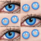 Halloween Color Contact Lenses Cosplay Red Eye Makeup Lenses Blue Pink Anime Eyes Contacts for Party Green Beauty Lens