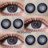 14.5mm Big Diameter Colored Contacts 2pcs Half Yearly Multi-Tone Lenses for Daily Life Makeup Party