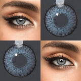 14.2mm Half Yearly Small Pupil Natural Tone Soft Colored Contact Lenses All Day Hydrating Cosmetic Lens For Daily Wear
