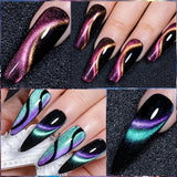 Purple Cat Eye Gel Polish Bright Magnetic Nail Gel Soak Off UV LED Semi Permanent Varnish Nail Art DIY Popular Color
