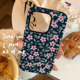 Exquisite and Cute Little Flowers Phone Case for IPHONE 16 Pro Max 15 14 13 12 11 PRO Acrylic TPU Two in One Mobile Phone Cases