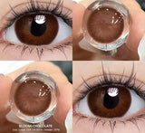 1 Pair Brown Color Series Contact Lenses for Eyes Fashion Natural Lenses High Quality Soft Lens Cosmetics Pupils Yearly